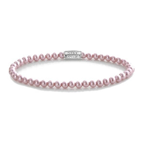 Rebel&Rose Gyöngy karkötő Endless Summer Pink Pearl RR-40091-S 15 cm - XS