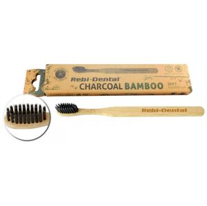 Rebi-Dental Fogkefe M63 charcoal bamboo puha 1 db