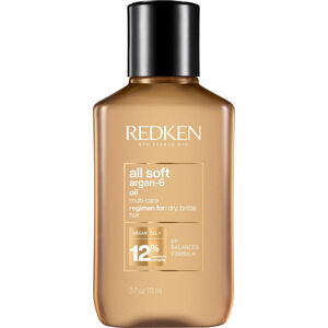 Redken All Soft Argan-6 Oil (Multi-Care Oil) olaj száraz és törékeny hajra 111 ml - new packaging