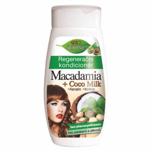 Bione Cosmetics Regeneráló kondicionáló Macadamia + Coco Milk 260 ml