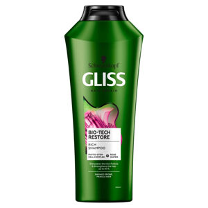 Gliss Kur Regeneráló sampon Bio-Tech Restore (Rich Shampoo) 400 ml