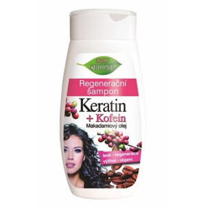 Bione Cosmetics Regeneráló sampon Keratin + Kofein 260 ml