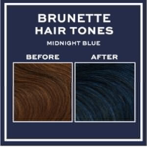 Revolution Haircare Festék barna hajra Tones For Brunettes 150 ml Midnight Blue