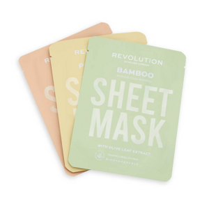 Revolution Skincare Arcmaszk készlet száraz bőrre Biodegradable (Dry Skin Sheet Mask)