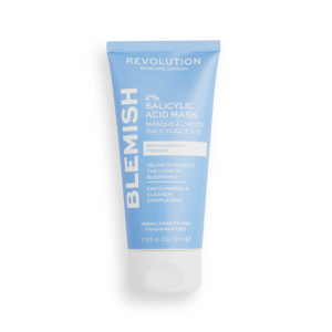 Revolution Skincare Arcápolómaszk aktív szénnel Blemish (2% Salicylic Acid Mask) 65 ml