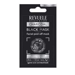 Revuele Lehúzható arcmaszk aktív szénnel Beauty & Care (Black Mask Peel Off) 7 ml
