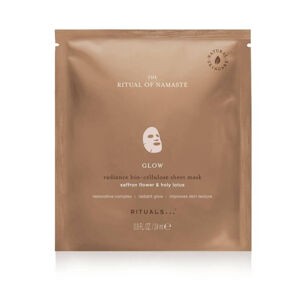 Rituals Bőrvilágosító szövet arcmaszk Glow The Ritual of Namaste (Radiance Bio-Cellulose Sheet Mask) 24 ml