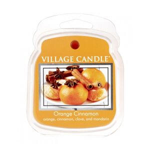 Village Candle Oldható viasz aromás lámpák a narancs és a fahéj (Cinnamon Orange) 62 g