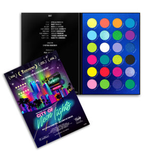 RUDE® Cosmetics Szemhéjfesték paletta  City of NeonLight 36 g