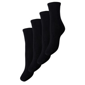 Pieces Női zokni szett PCELISA 4 PACK SOCKS NOOS Black 39/41