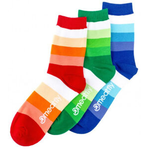 Meatfly Zokni szett Stripes Shades socks S19 Multipack 40/43