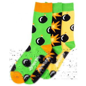 Meatfly Férfi zokni szett  Bomb socks S19 Multipack 43-46