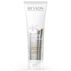 Revlon Professional Issimo sampon és kondícionáló ősz, szőke és festett hajra (Shampoo&Conditioner Stunning Highlights) 275 ml