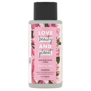 Love Beauty and Planet Sampon festett hajra  rózsa olajjal és muru muru vajjal (Blooming Colour Shampoo) 400 ml