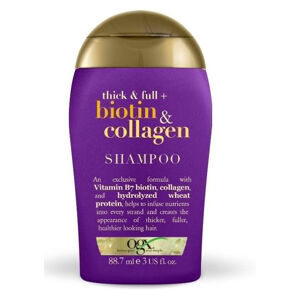OGX Sampon sűrű hajra  kollagén-biotin 88 ml