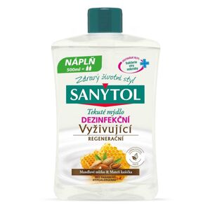 Sanytol Tápláló fertőtlenítő szappan Mandulatej  &  Motherwort - utántöltő 500 ml