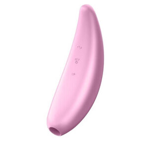 Satisfyer Clitoris Curvy 3+ Pink vibrátor a csikló stimulálására