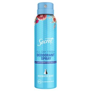 Secret Dezodor spray All Day Fresh Rosewater Scent 150 ml