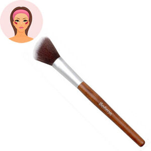 Sefiros Red Wood vörösfanyelű ferde arcpirosító ecsetet (Blush Brush Angular)