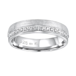 Silvego Esküvői ezüst gyűrűs paradicsom nőknek QRGN23W 55 mm