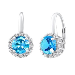 Silvego Sharon ezüst fülbevaló kék kristályokkal TXRE100009
