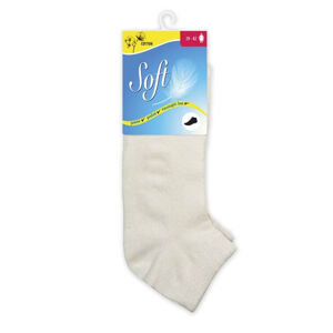 Soft Rövidszárú női zokni egészségügyi szegéllyel - fehér 35 - 38
