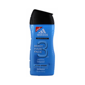 Adidas Tusfürdő és sampon férfiaknak 3 az 1-ben  Body Hair Face After Sport (Shower Gel & Shampoo) 250 ml