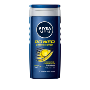 Nivea Tusfürdő férfiaknak Power Refresh 250 ml