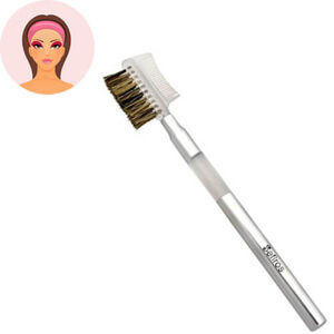 Sefiros Silver szemhéj és szemöldök ecset (Eyelash Brush With Comb)