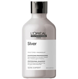 L´Oréal Professionnel Magnesium Silver ezüst sampon hamvas és fehér hajra (Neutralising Shampoo For Grey And White Hair) 750 ml