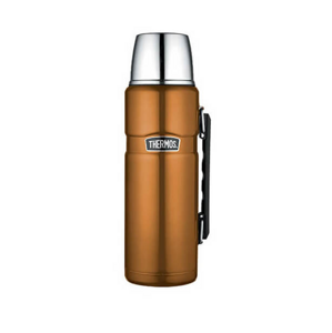 Thermos Stílusú Thermos palack fogantyúval rendelkező italokhoz - 1,2 literes réz