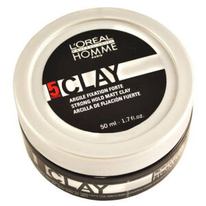 L´Oréal Professionnel Clay hajformázó agyag férfiaknak (Strong Hold Matt Clay) 50 ml