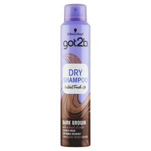 got2b Száraz sampon barna haj Fresh it Up Brown (Dry Shampoo) 200 ml