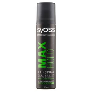 Syoss Extra erős tartású hajlakk Max Hold 5 (Hairspray) 75 ml