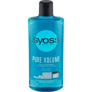 Syoss Pure Volume (Micellar Shampoo) micellás sampon normál és finomszálú hajra 440 ml