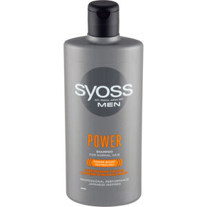 Syoss Power (Shampoo) hajerősítő sampon férfiaknak normál hajra 440 ml