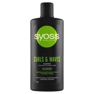 Syoss Curls & Waves (Shampoo) sampon göndör és hullámos hajra 440 ml