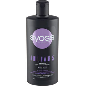 Syoss Full Hair 5 (Shampoo) sampon a vékony és finomszálú hajra 440 ml