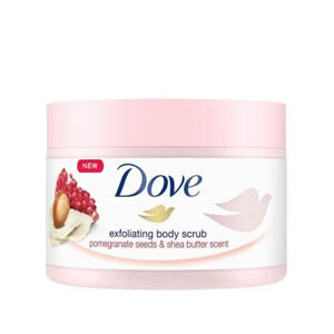 Dove Testápoló peeling Pomegranate Seeds & Shea Butter (Exfoliating Body Scrub) 225 ml