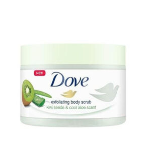 Dove Bőrradír  kivivel és hűsítő aromájú aloé verával  (Exfoliating Body Scrub) 225 ml