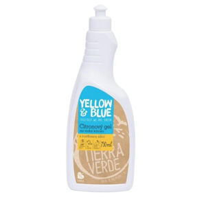 Yellow & Blue Citromgél tisztító a fürdőszobák tisztításához (tökéletesen feloldja a vízkövet) 750 ml
