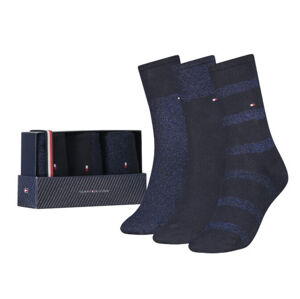 Tommy Hilfiger 3  PACK - zokni 701210532 Navy 39-42