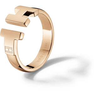 Tommy Hilfiger Vörös arannyal bevont luxus nemesacél gyűrű TH2700862 52 mm
