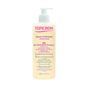 Topicrem Tápláló mosakodó gél DA (Ultra-Rich Cleansing Gel) 500 ml