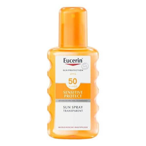 Eucerin Átlátszó napvédő spray  SPF 50 (Sun Clear Spray) 200 ml