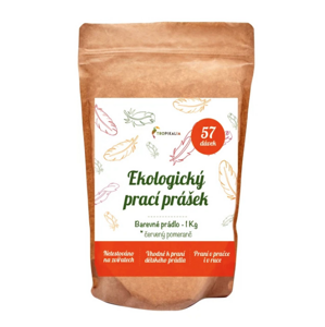 Tropikalia Ökológiai mosópor narancs illattal - színes ruhára 1 kg