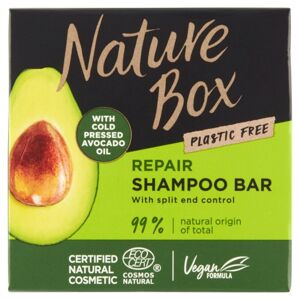 Nature Box Regeneráló szilárd sampon töredezett hajvégekre 85 g