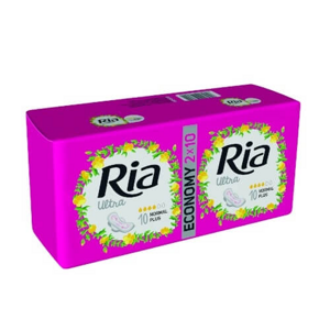 Ria Ultravékony egészségügyi betét normál és erősebb menstruáció Silk Ultra Normal Plus 20 db Duopack