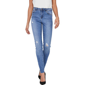 Vero Moda Női farmer VMTANYA Skinny Fit 10228784 Medium Blue Denim M/34