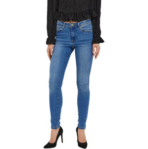 Vero Moda Női farmer VMTANYA Skinny Fit 10261346 Medium Blue Denim M/34